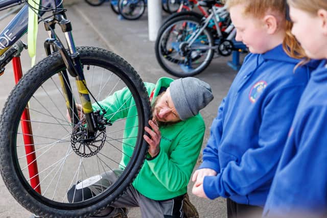 Housing association Greatwell Homes has doubled the amount of funding available for its popular annual community grants scheme - this picture shows the Brightwayz bike project