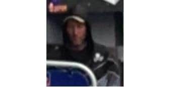 Police have released this CCTV image of a man they would like to speak to (pic credit - Northants Police)
