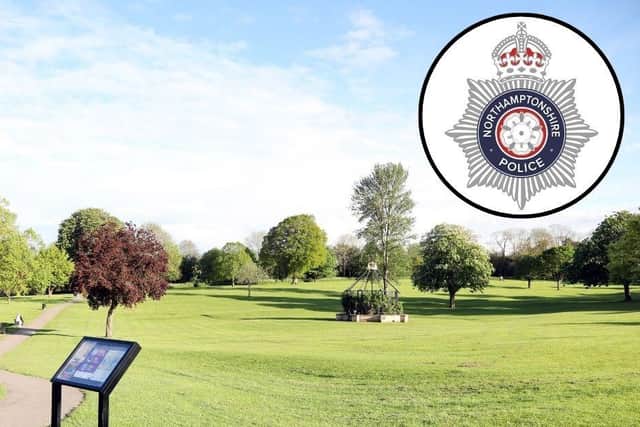 Police are appealing for witnesses after a dog bite incident in Hall Park, Rushden