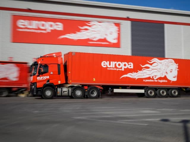 A Europa Road truck
