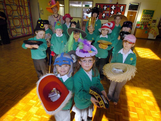 Burton Latimer, Meadowside Primary School, Hats For Haiti.    February 2010