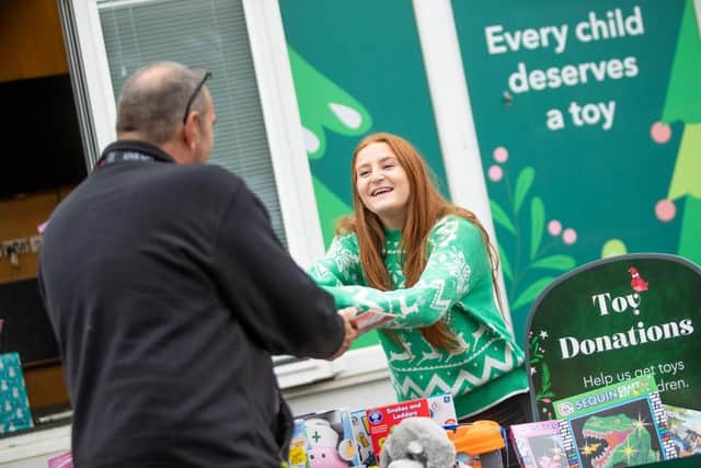 Donations for the Christmas Toy Appeal in aid of Corby Foodbank can be made until Friday 6th December