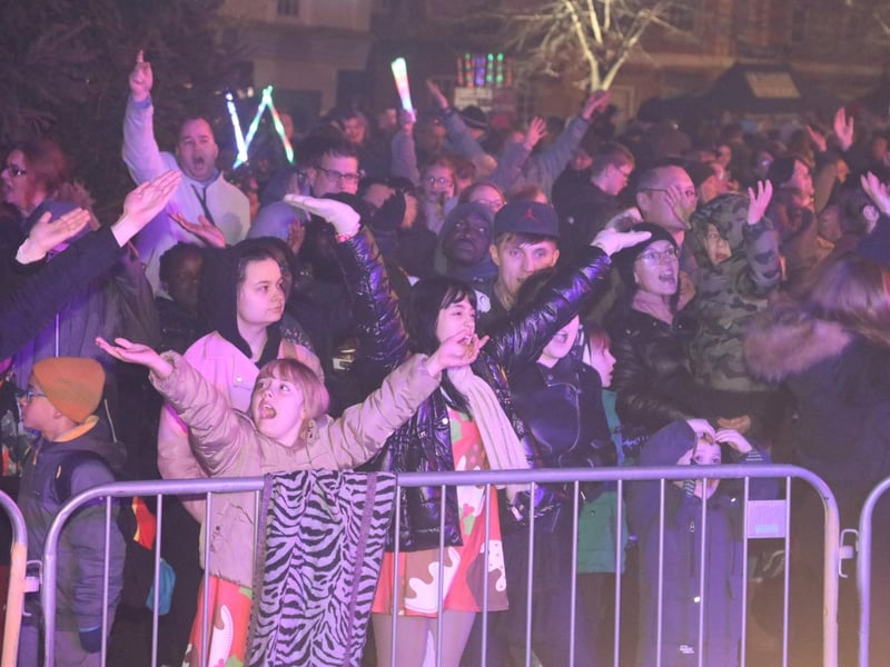 PICTURE SPECIAL: Kettering Christmas lights switch on event 2024