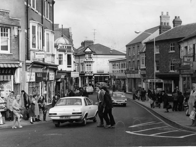 Rushden High Street in 1972