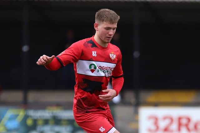 George Cooper is set to be back in Kettering Town colours as he begins a season-long loan from Mansfield Town. Picture by Peter Short