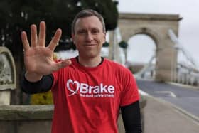 Andy Cox has taken on running 200km in seven days