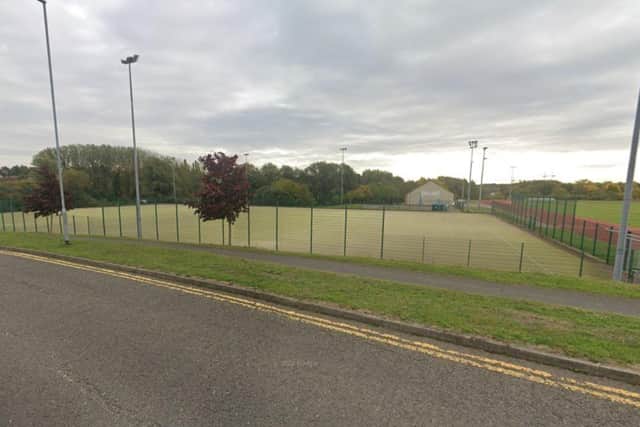 The football pitch at KLV has been out of use for the last five years and has suffered from vandalism and antisocial behaviour. Credit: Google