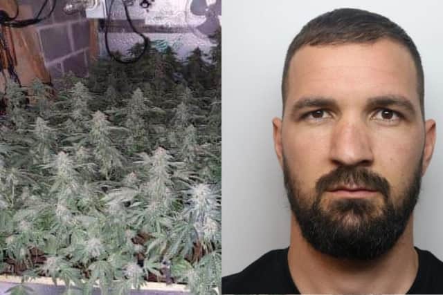 Eduart Cili was found in a house in Burton Latimer with 269 cannabis plants. Image: Northamptonshire Police