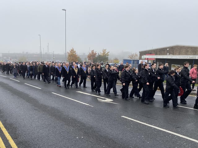 Corby Remembrance Sunday Parade and Service of Remembrance 2022
