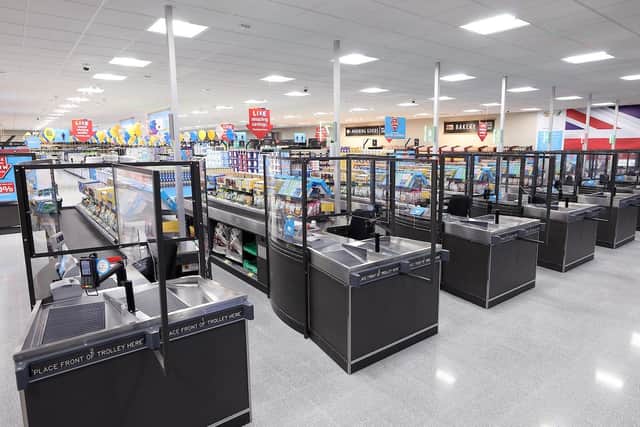 How the new Wellingborough Aldi store should look when it re-opens after its revamp