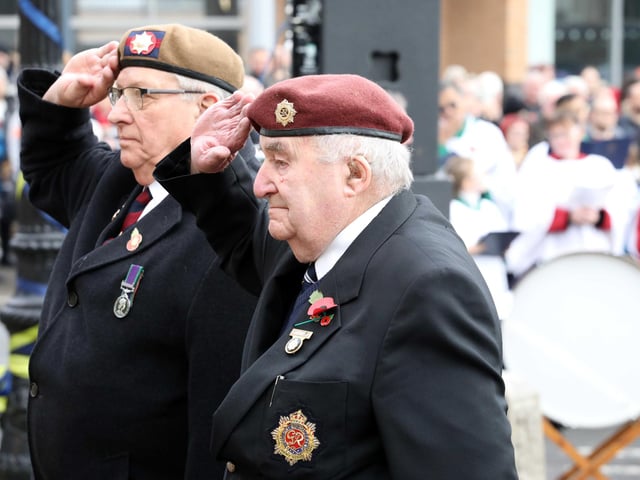 Wellingborough Remembrance Day parade 2022