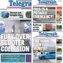 Some of this month's front pages from the Northants Telegraph