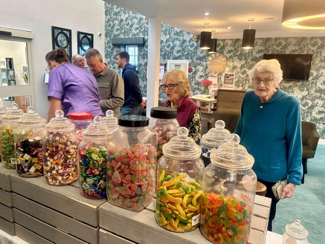 The selection of sweet treats on offer made the choice and purchase difficult