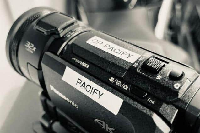 Hand-held cameras are being used as part of Op Pacify to drive down motorbike crime in Corby (Pic credit: Northants Police)