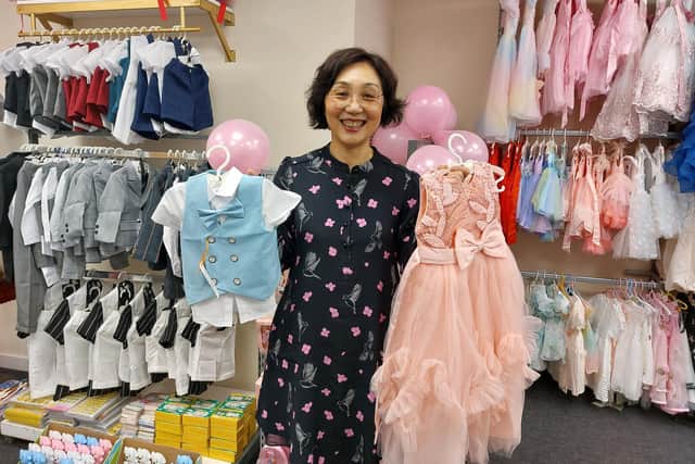 Qi Li France in her new shop
