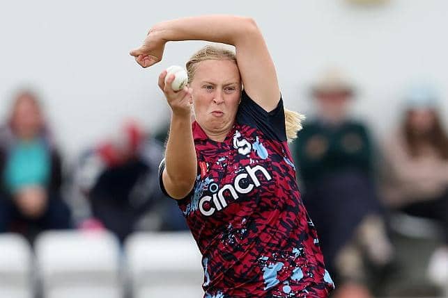 Amelia Kemp claimed four wickets for Steelbacks Women in their semi-final loss to Glamorgan