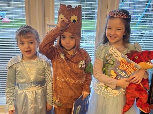 Dakota (age 4), Jett (age 6), and Indiana age 6, from Corby