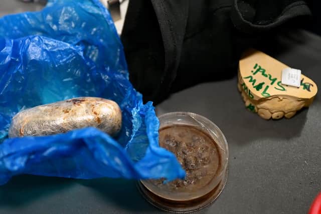 Some of the drugs officers found