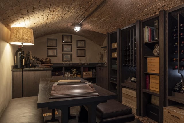 The cellar has a 'snug' for cosy drinks