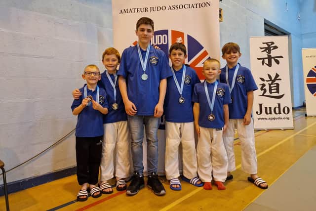 Shudan Wellingborough Judo Club young members with their medals