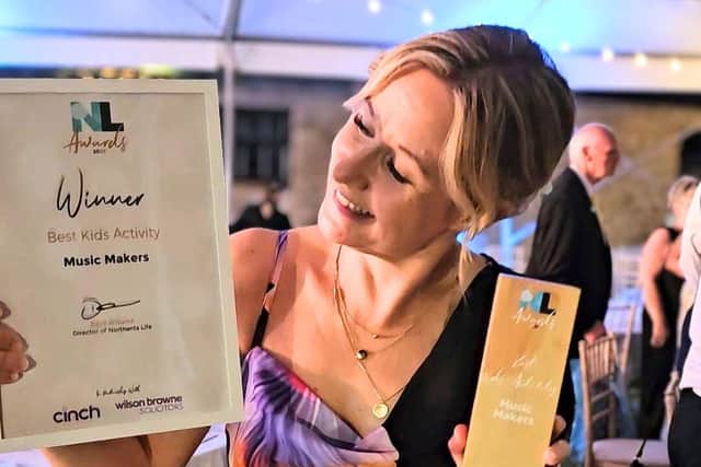 Jenni Drewery says winning 'Best Kids Activity' was all thanks to the wonderful support of their Music Makers community.