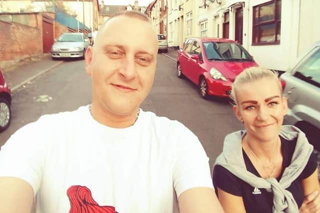 Pawel Chmielecki with his ex-wife Marta Chmielecka in Kettering