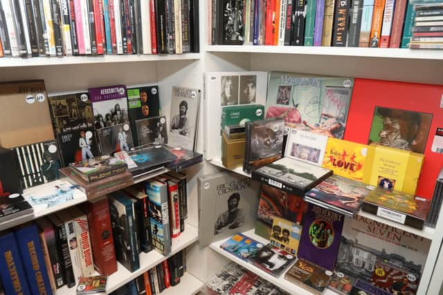 Memorabilia is also on sale