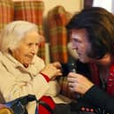 Elvis has arrived at Elm Bank Care Home.