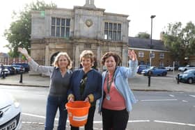 Rothwell Preservation Trust L-r Shirley Newman, Sue Johnson and Ann Palmer are fundraising to restore The Market House in Rothwell/IMG