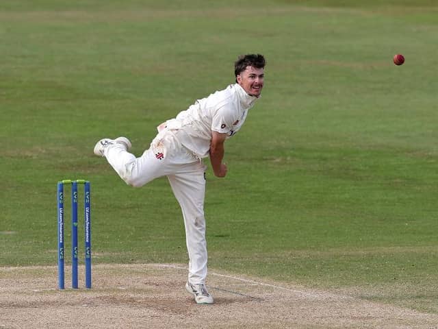 Alex Russell claimed two wickets for Northamptonshire on a tough day against Kent (Picture: David Rogers/Getty Images)