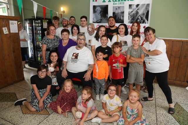 Frank's family gathered to celebrate the 50th anniversary