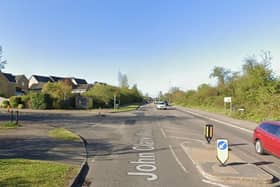 The collision happened at John Clark Way on Friday. Image: Google