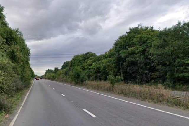 File image of the A43 close to the spot where the indicent happened. Image: Google