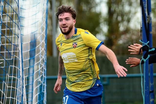 Will Jones was on target again for Wellingborough Town at the weekend (Picture: Rob Webb)