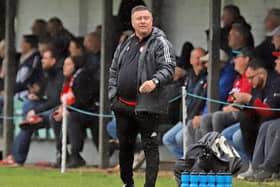 Andy Leese's Kettering Town will make the short trip to Stamford on the opening day of the Southern League Premier Central season. Picture by Peter Short