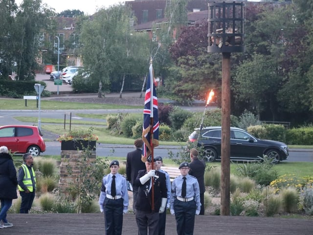 Corby D-Day Beacon Lighting 2024:Corby D-Day Beacon Lighting 2024