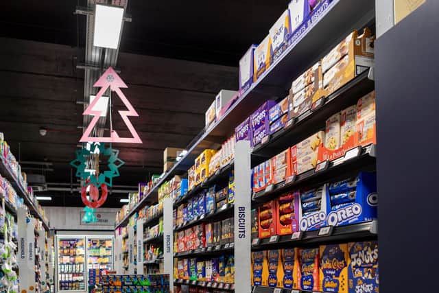 A glimpse inside the impressive new Co-op store.
