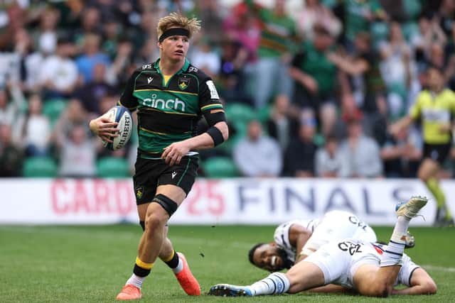 Henry Pollock scored twice against Castres last Saturday (photo by David Rogers/Getty Images)