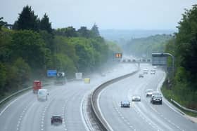 The M3 is among stretches of smart motorway with no hard shoulder