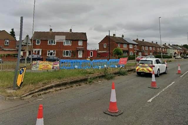 Corby roadworks caused traffic chaos over the weekend. File image.