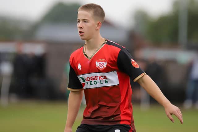 Youngster Luca Miller featured in Kettering's first friendly of the summer