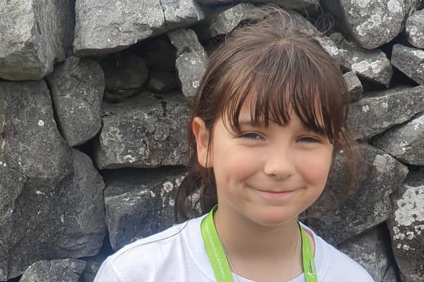 Orla, eight, from Corby has been fundraising for the air ambulance