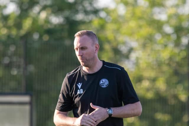 Andy Burgess has been back on the training ground for pre-season with AFC Rushden & Diamonds. Picture courtesy of Hawkins Images