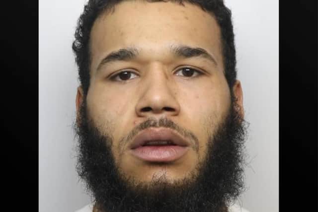 Londoner Casey Edwards, jailed over a vicious assault on a bystander in a Northampton jailed