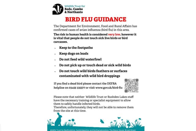 The Wildlife Trust has issued guidance following cases in the area