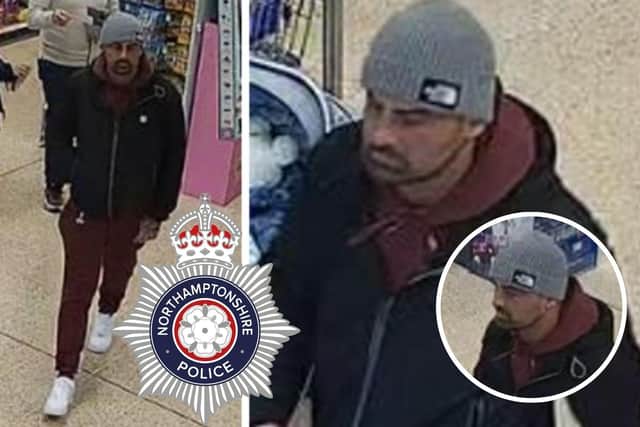 CCTV images from Boyes in Kettering/ Northants Police