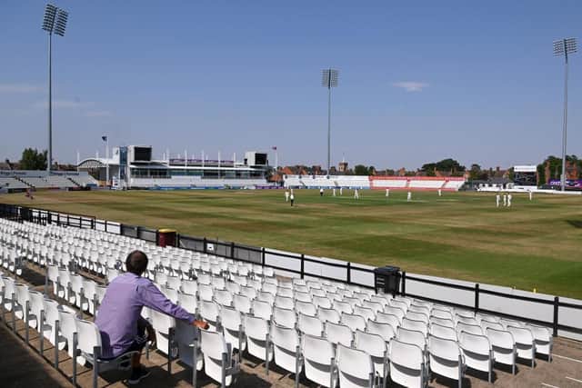 Northants skipper Will Young compared conditions at the County Ground on Tuesday to playing cricket in Dubai