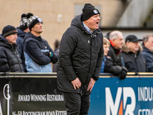Corby Town manager Gary Setchell. Picture by Jim Darrah