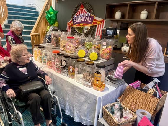 Rebecca provided a person-centred approach to everyone who visited her stall