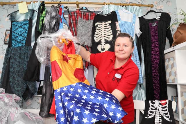 Kelly Mercer has more than 200 costumes for children and adults